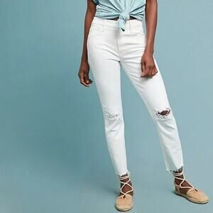 Mother Superior The Flirt Ankle Chew Skinny Jeans Almost Innocent SZ 27